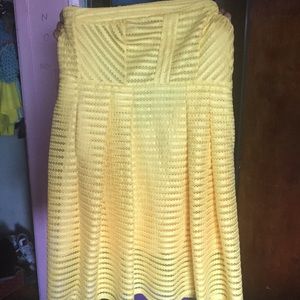 Yellow dress New York and company